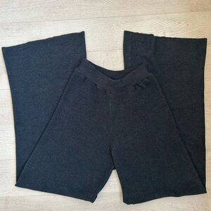 Black/charcoal Zara Knit Pants